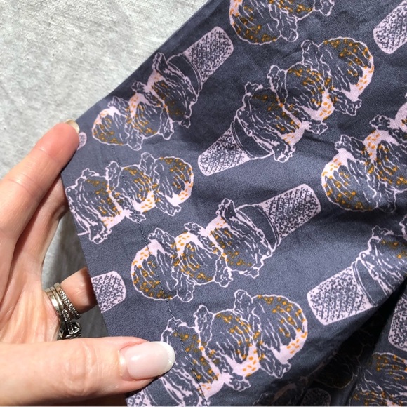 NWOT Abound Mens ice cream print novelty shirt blue grey pink cotton spandex XL - Picture 5 of 8